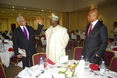 ERHC Director Howard Jeter (left) and COO Peter Ntephe (right)