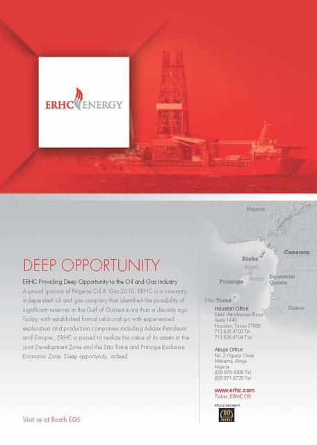 Nigeria Oil & Gas 2010 Advertisement